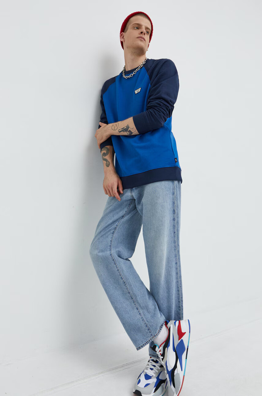 Vans Памучен суичър с изчистен дизайн - Pepit.bg