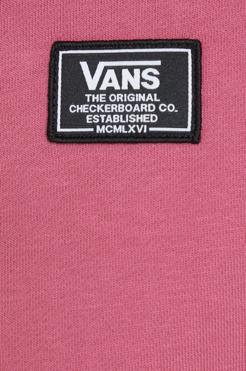 Vans Памучен суичър мъжки в черно с принт - Pepit.bg