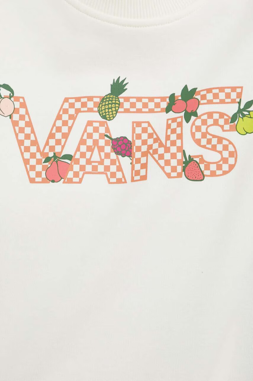 Vans Памучен суичър в бежово с принт - Pepit.bg