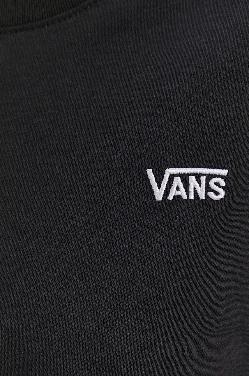 Vans Памучна блуза с дълги ръкави в черно - Pepit.bg