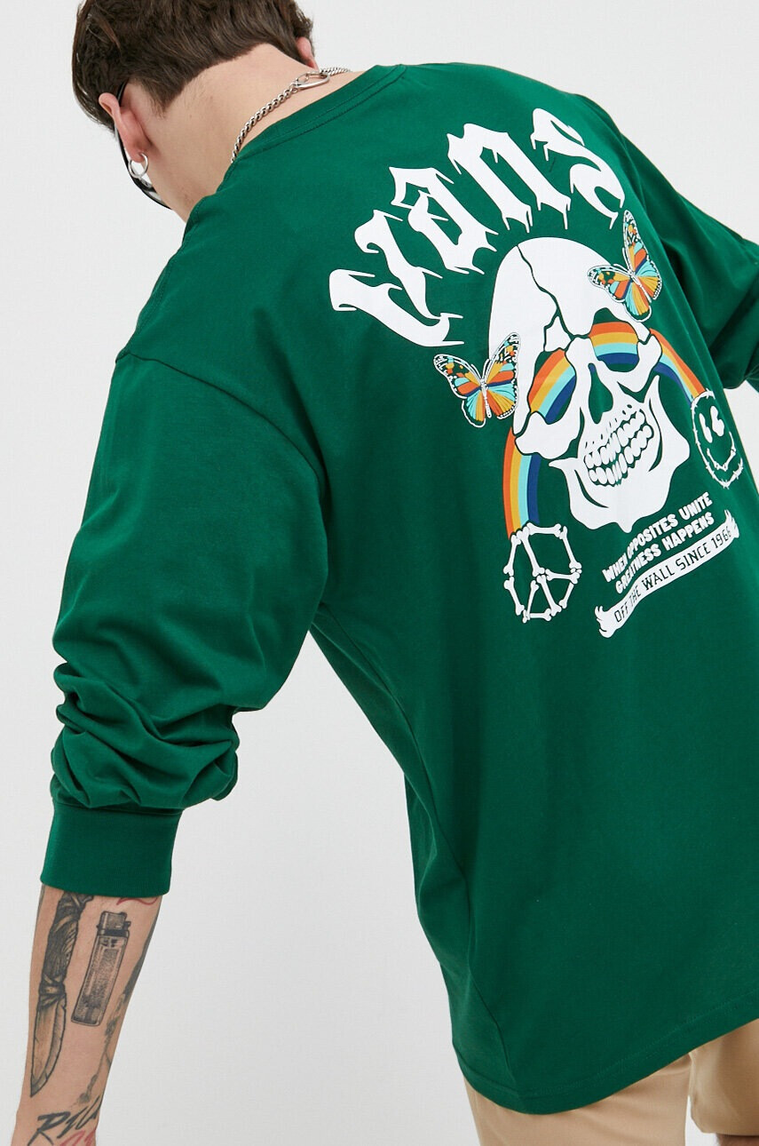 Vans Памучна блуза с дълги ръкави - Pepit.bg
