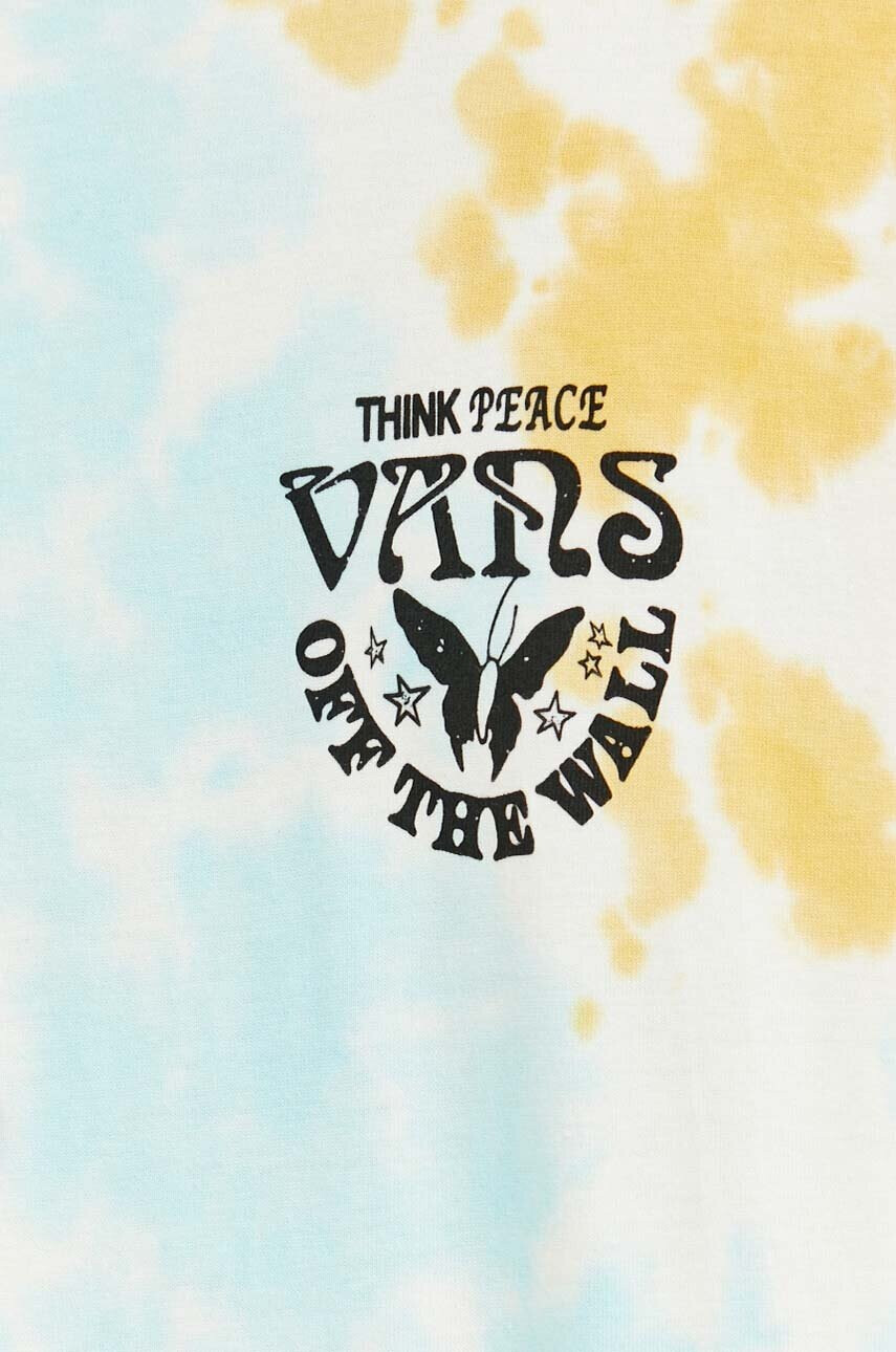 Vans Памучна блуза с дълги ръкави с десен - Pepit.bg