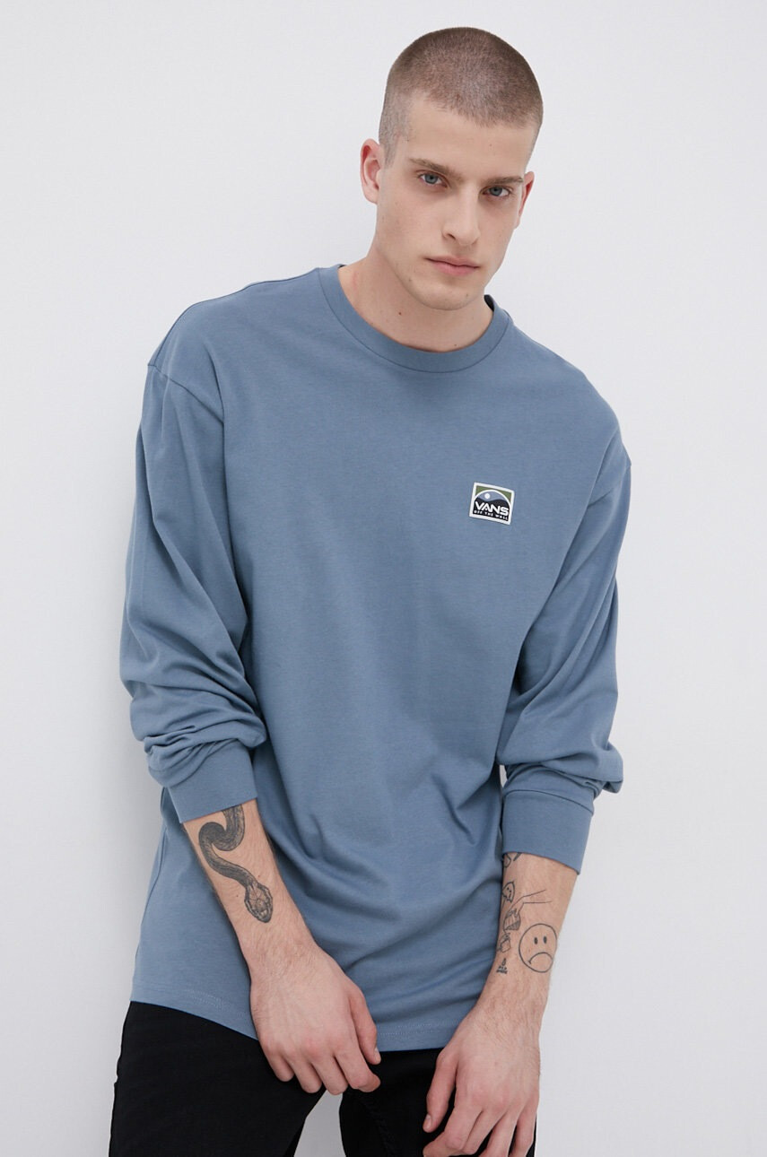 Vans Памучна блуза с дълги ръкави - Pepit.bg