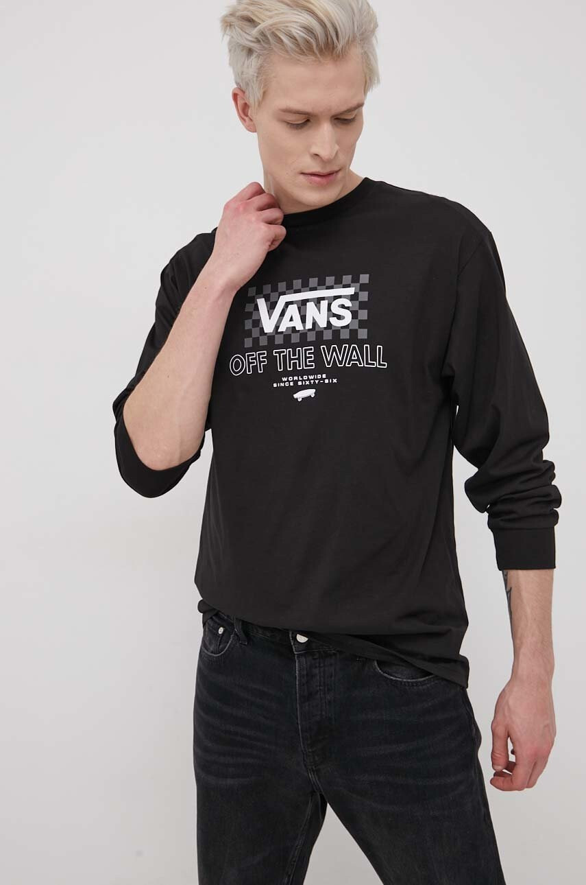 Vans Памучна блуза с дълги ръкави - Pepit.bg