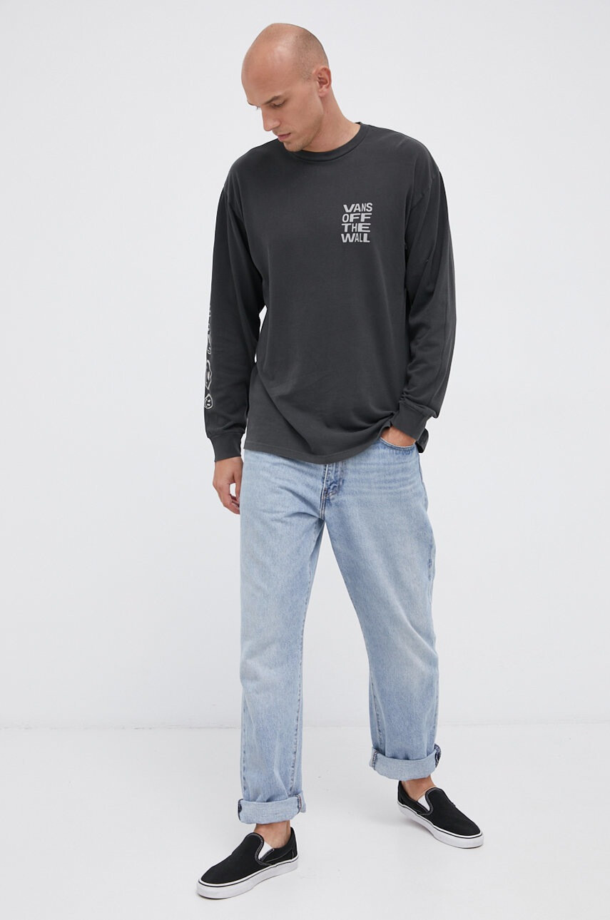 Vans Памучна блуза с дълги ръкави - Pepit.bg