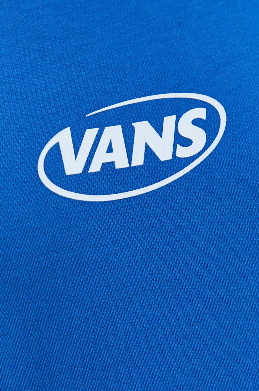 Vans Памучна блуза с дълги ръкави с принт - Pepit.bg