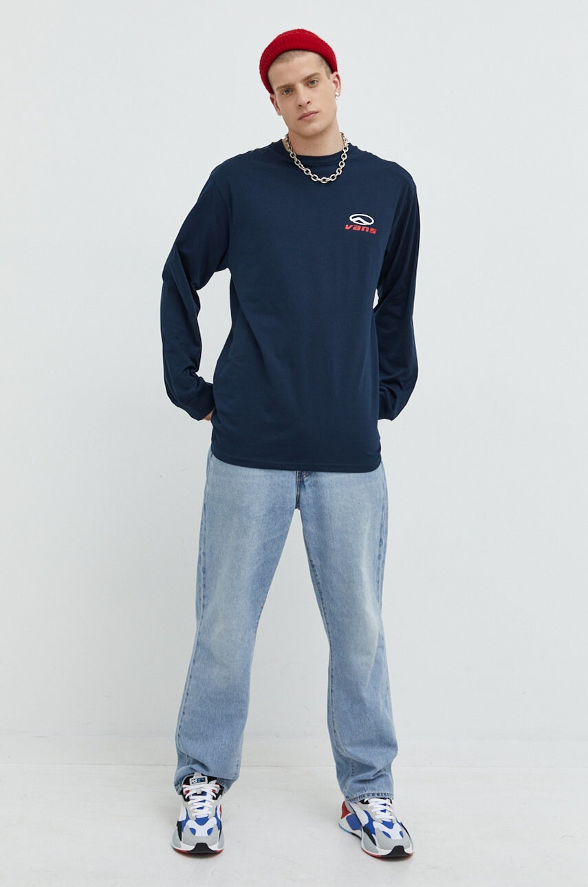 Vans Памучна блуза с дълги ръкави - Pepit.bg