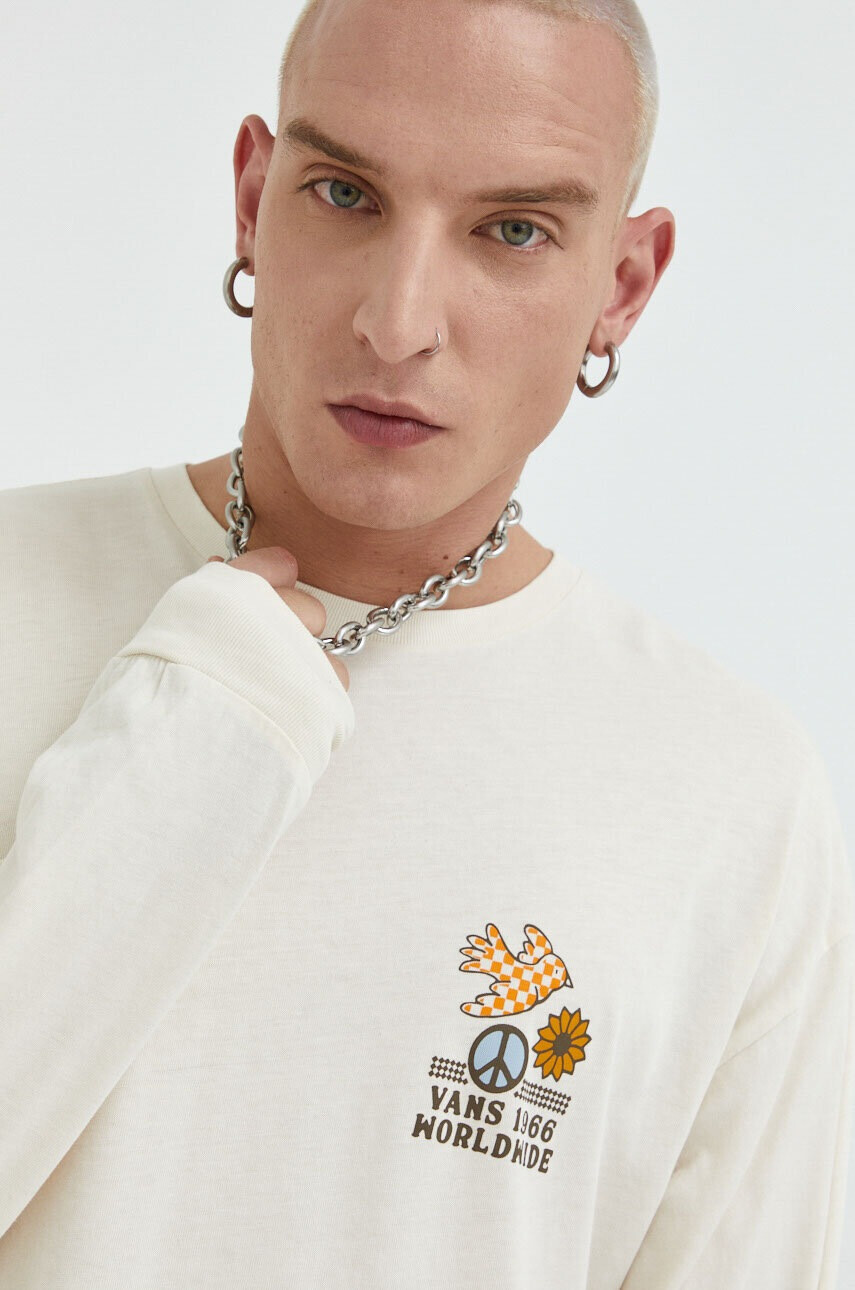 Vans Памучна блуза с дълги ръкави - Pepit.bg