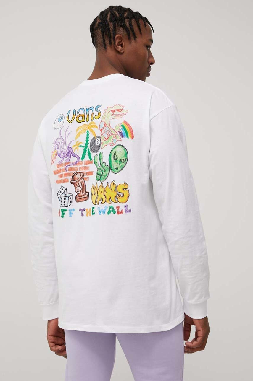 Vans Памучна блуза с дълги ръкави Crayola - Pepit.bg