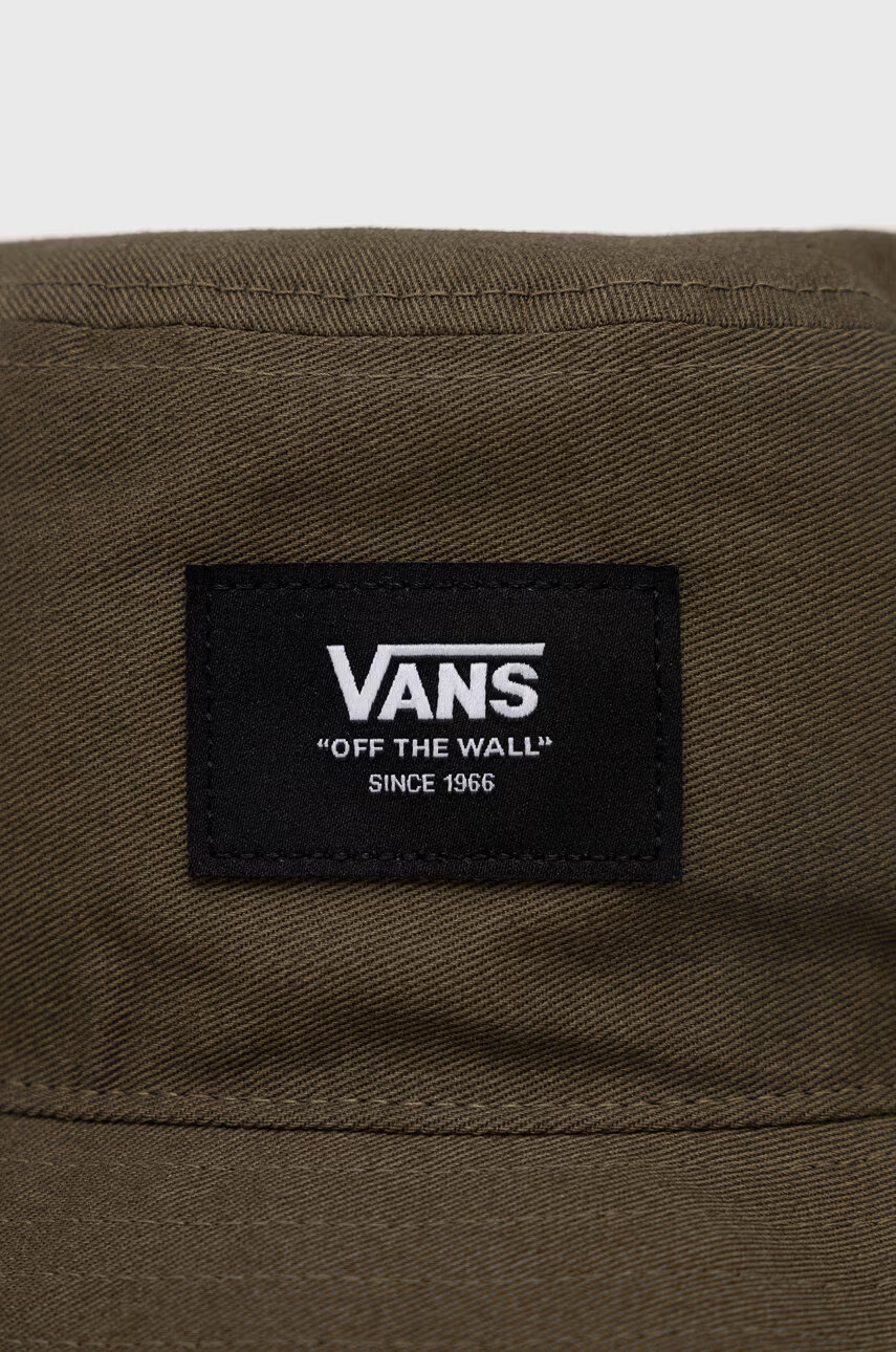 Vans Памучна капела в зелено от памук - Pepit.bg