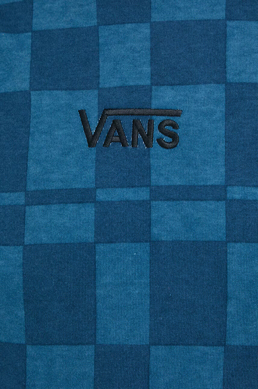 Vans Памучна рокля в синьо къс модел с уголемена кройка - Pepit.bg