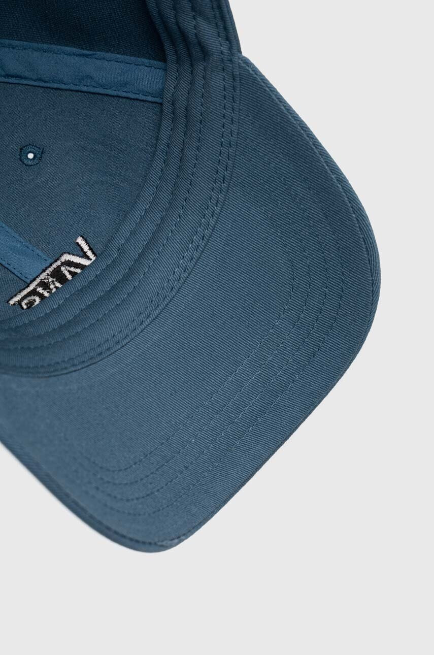 Vans Памучна шапка с козирка в синьо с апликация - Pepit.bg