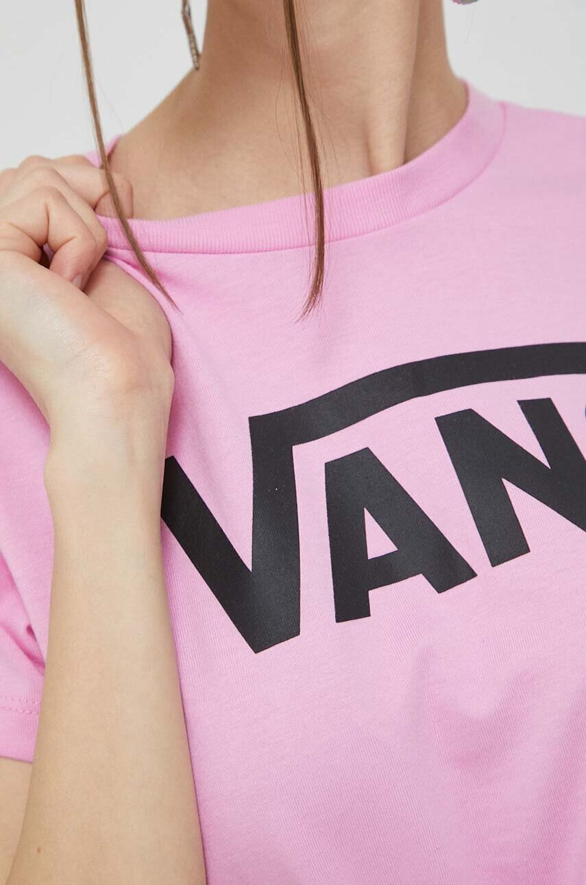 Vans Памучна тениска в лилаво - Pepit.bg