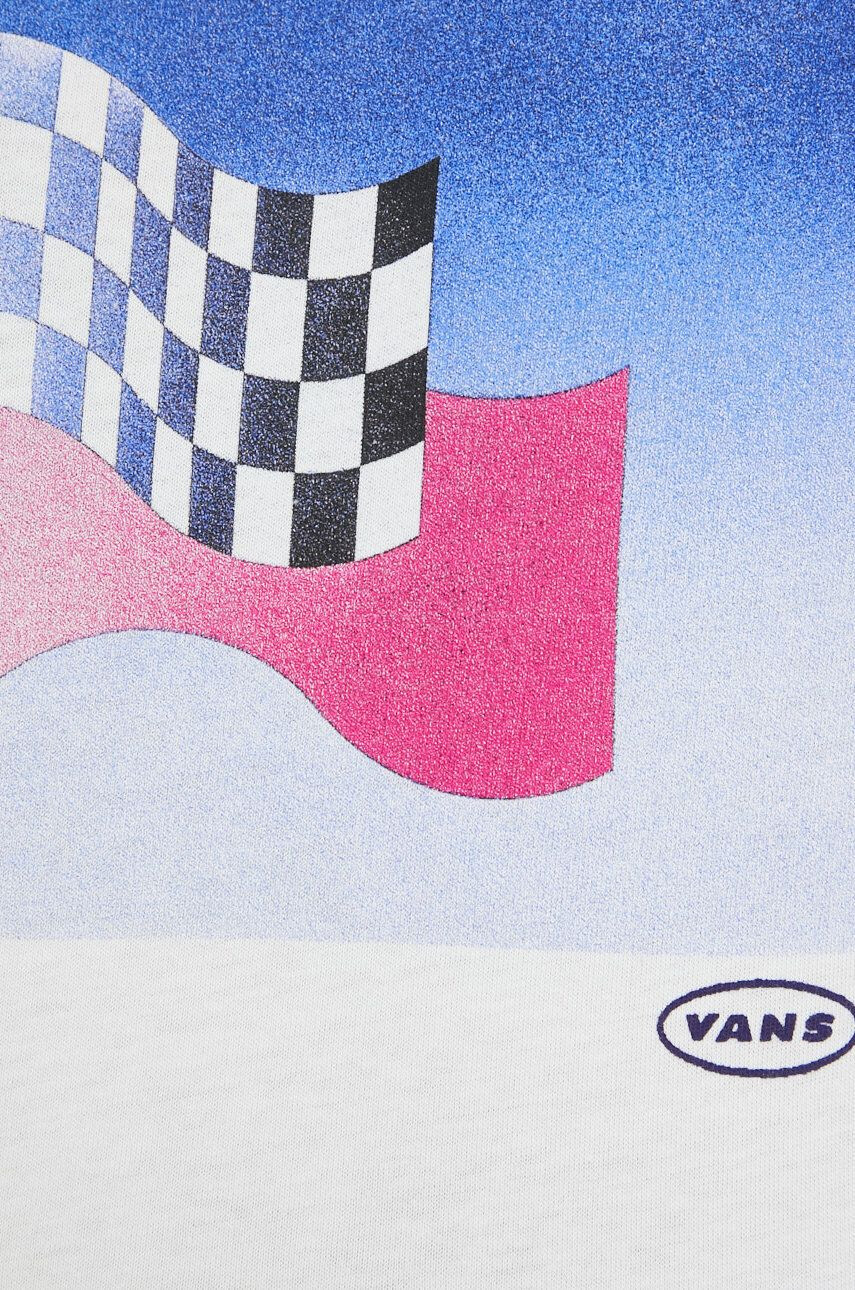 Vans Памучна тениска в бяло - Pepit.bg