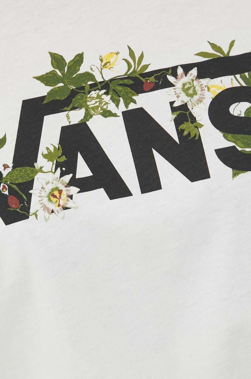 Vans Памучна тениска в бежово - Pepit.bg