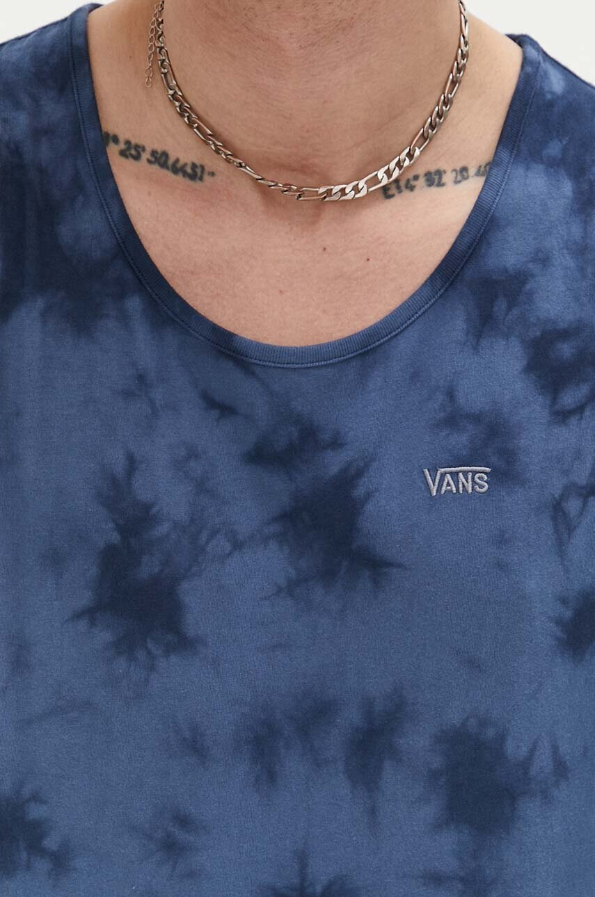 Vans Памучна тениска в тъмносиньо - Pepit.bg