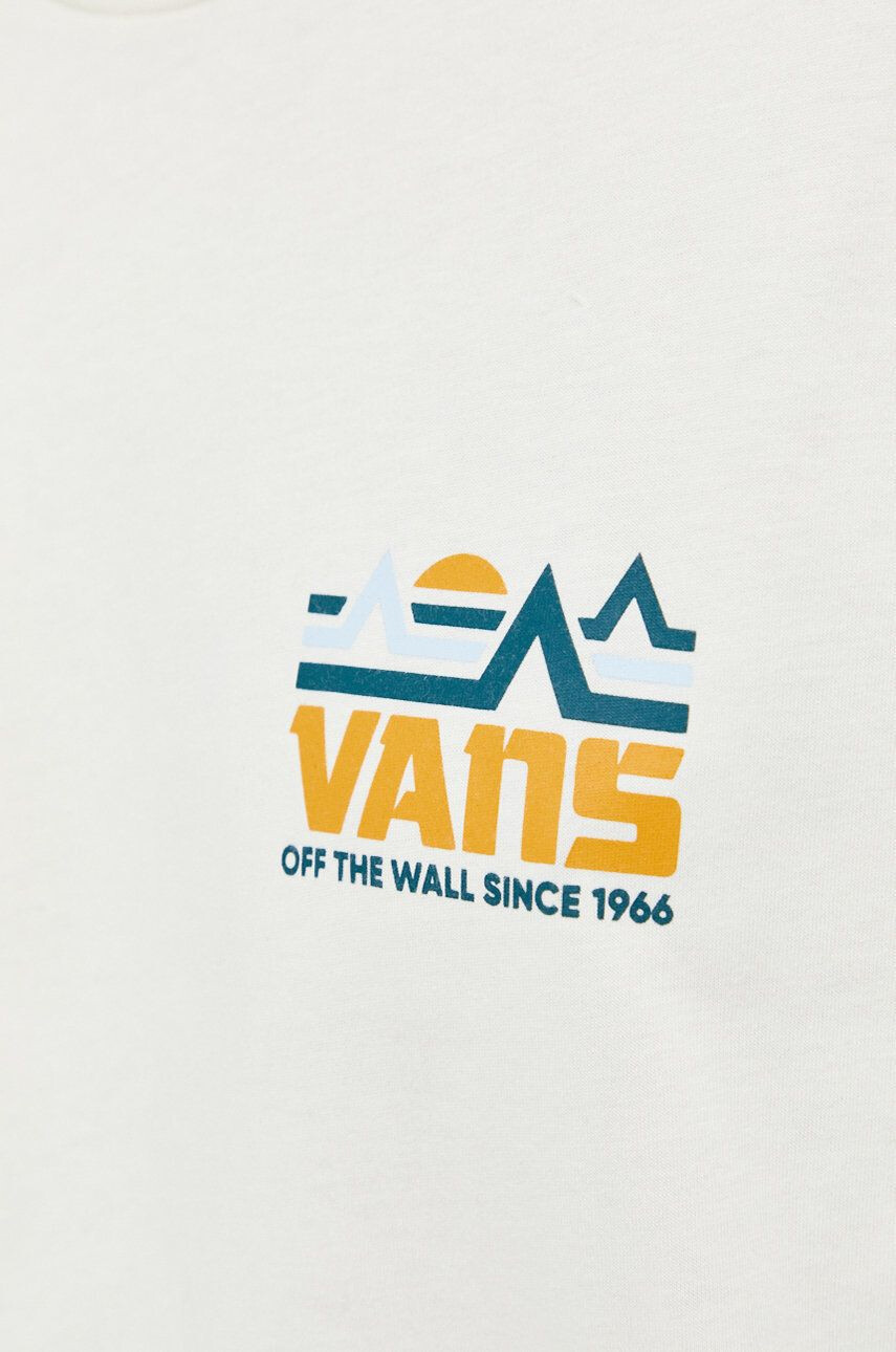 Vans Памучна тениска в черно - Pepit.bg