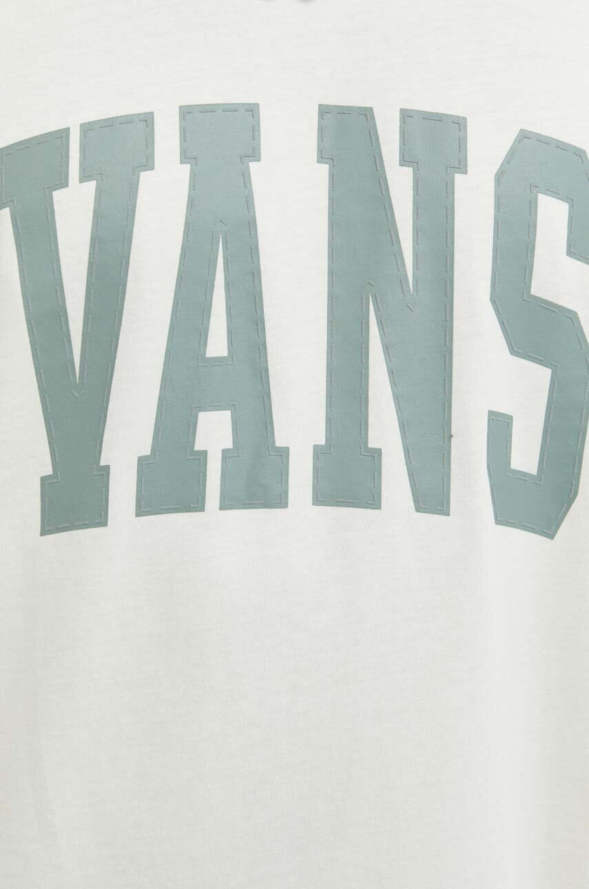 Vans Памучна тениска в бежово с принт - Pepit.bg