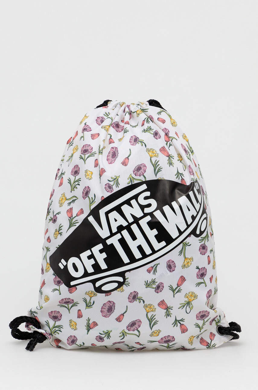 Vans Раница в бяло с принт - Pepit.bg