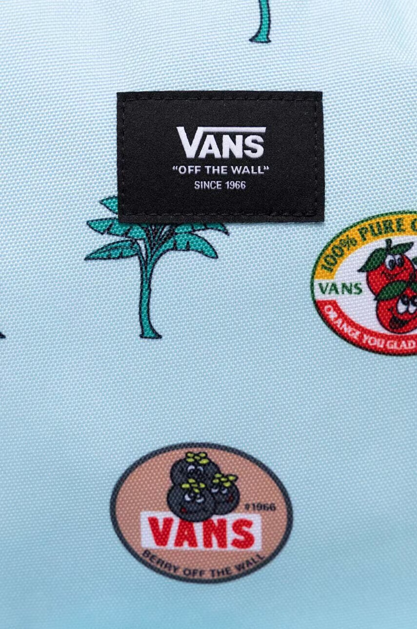 Vans Раница в синьо голям размер с десен - Pepit.bg