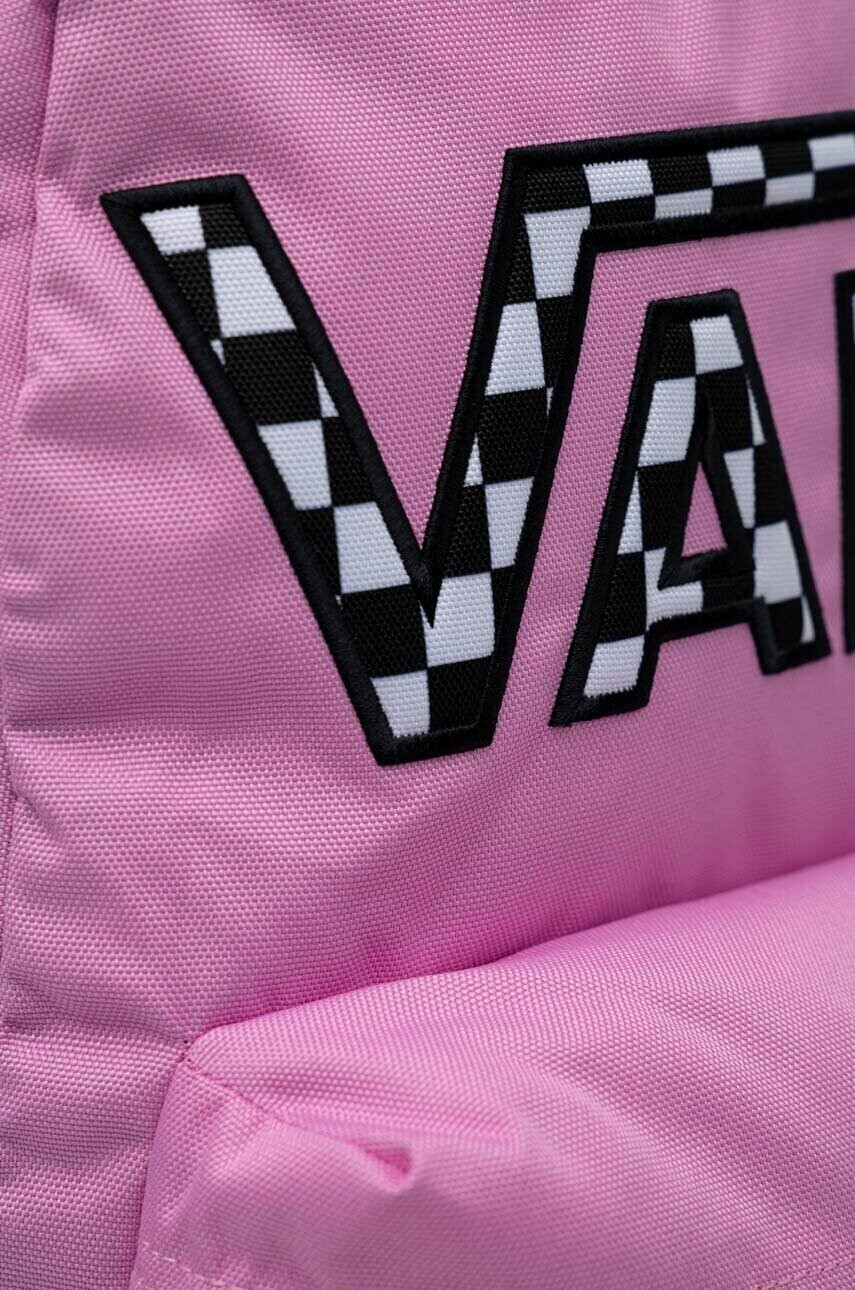 Vans Раница в лилаво голям размер с апликация - Pepit.bg