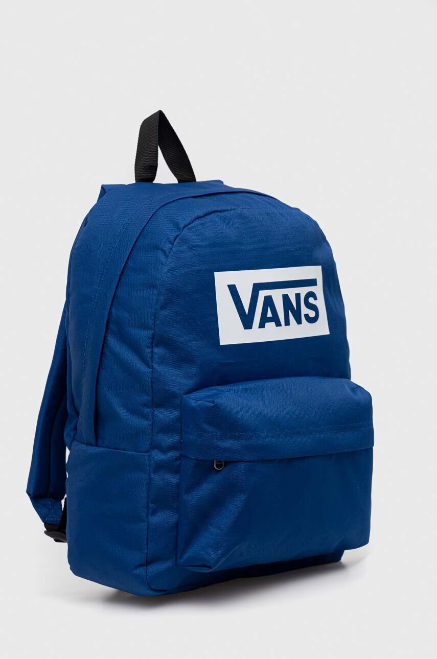 Vans Раница в синьо голям размер с принт - Pepit.bg