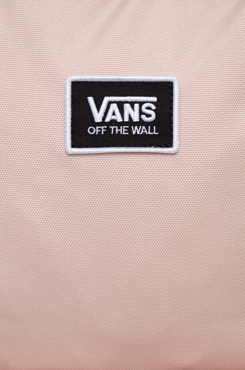 Vans Раница в розово голям размер с десен - Pepit.bg