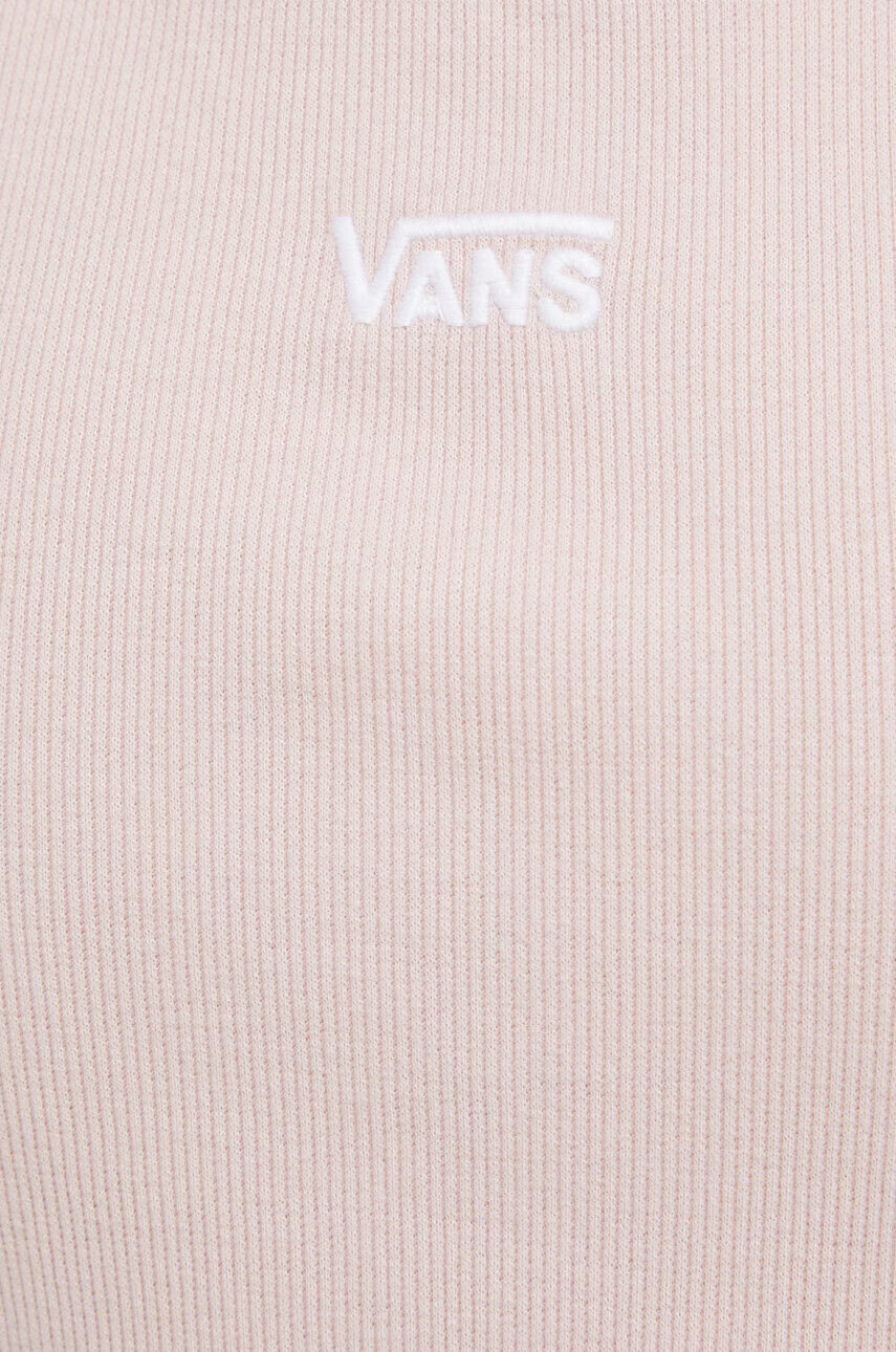 Vans Рокля в розово къс модел с кройка по тялото - Pepit.bg