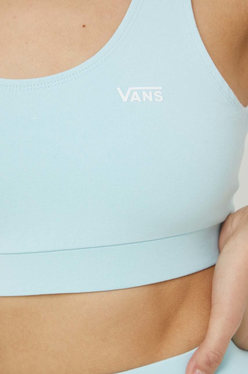 Vans Спортен сутиен в синьо с изчистен дизайн - Pepit.bg