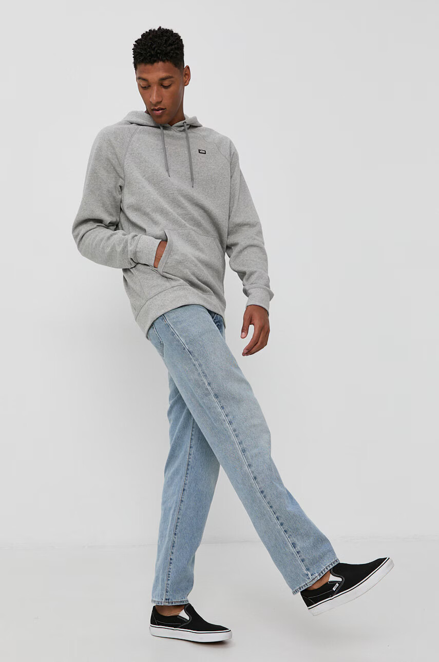 Vans Суичър мъжки в сиво с изчистен дизайн - Pepit.bg