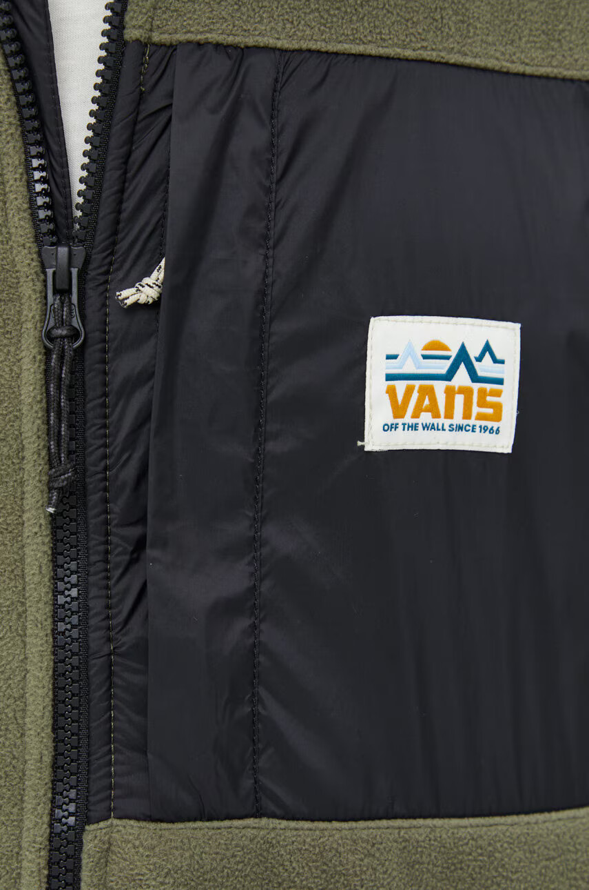 Vans Суичър в зелено с апликация - Pepit.bg
