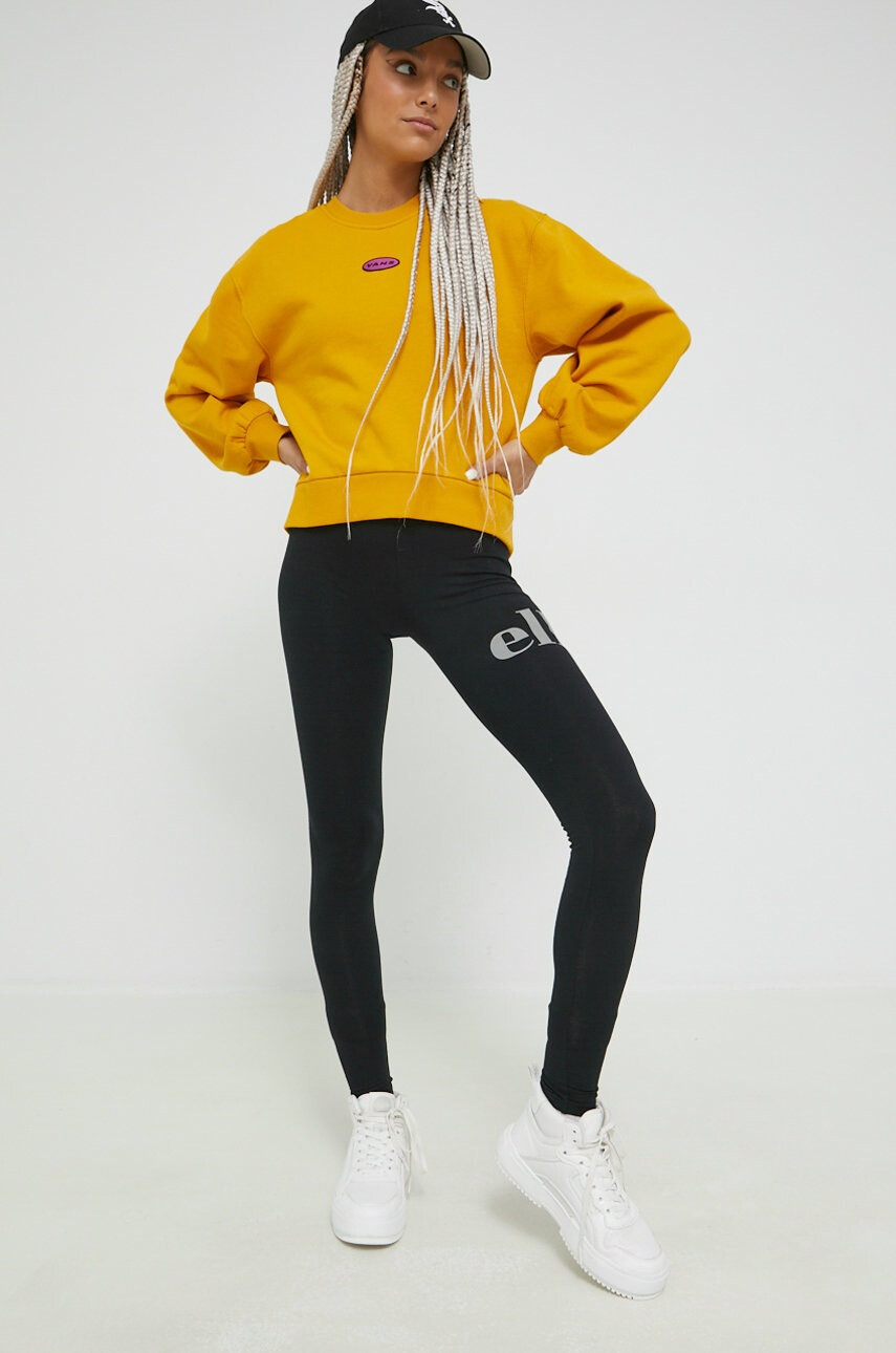 Vans Суичър в жълто с изчистен дизайн - Pepit.bg
