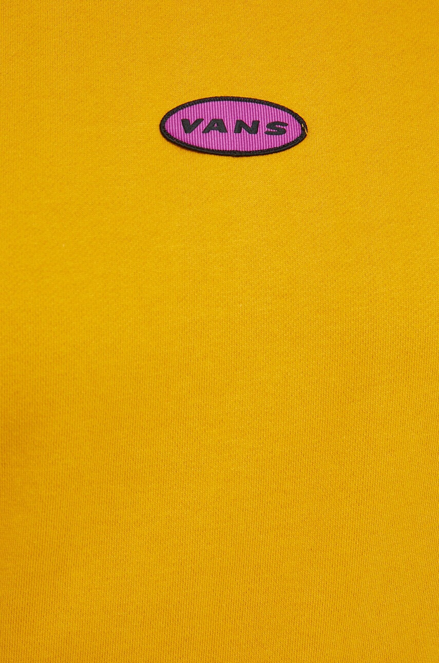 Vans Суичър в жълто с изчистен дизайн - Pepit.bg