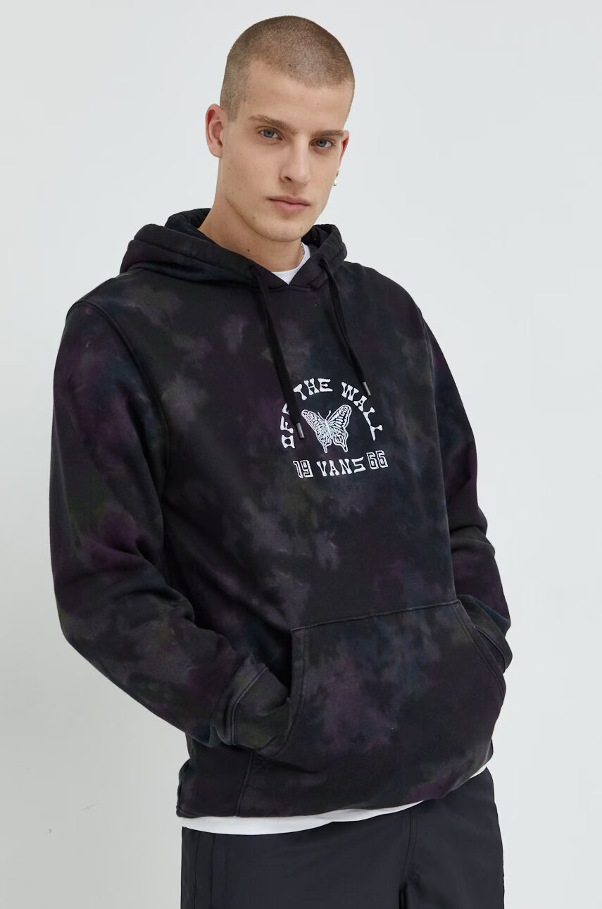 Vans Суичър в зелено с изчистен дизайн - Pepit.bg