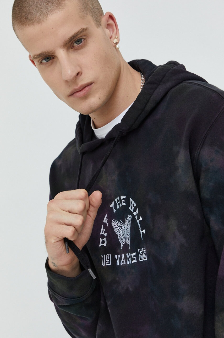 Vans Суичър в зелено с изчистен дизайн - Pepit.bg