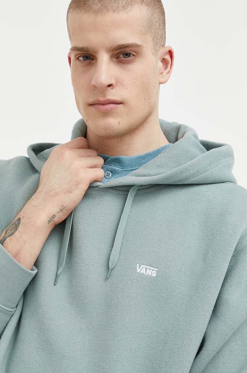 Vans Суичър в зелено с качулка с апликация - Pepit.bg