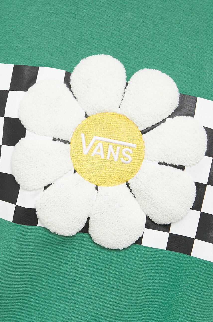 Vans Суичър в зелено с принт - Pepit.bg