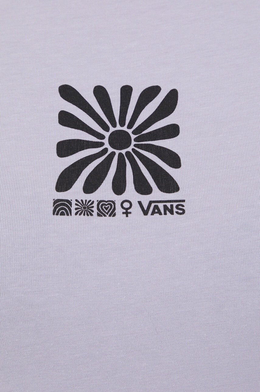 Vans Тениска дамски в лилаво - Pepit.bg