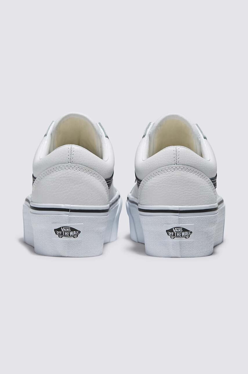 Vans Велурени кецове Old Skool Stackform в бяло VN0A7Q5MTWB1 - Pepit.bg