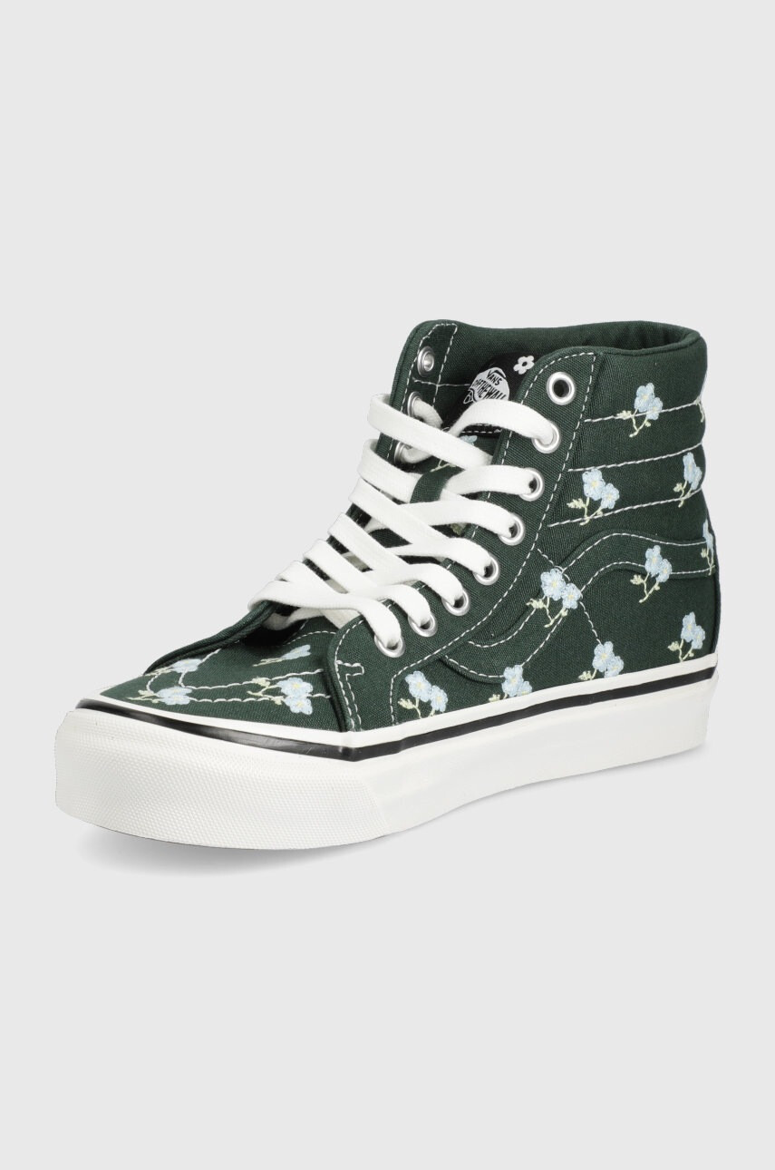Vans Високи кецове Ua Sk8-hi 38 Dx дамски в зелено - Pepit.bg