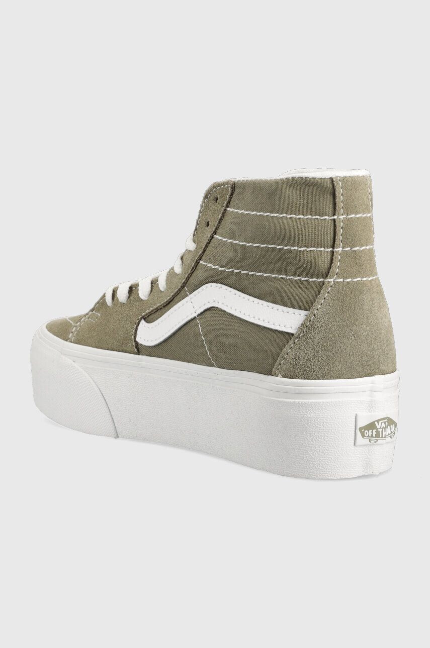 Vans Високи кецове SK8-Hi Tapered Stackform в зелено VN0A5JMKBLV1 - Pepit.bg