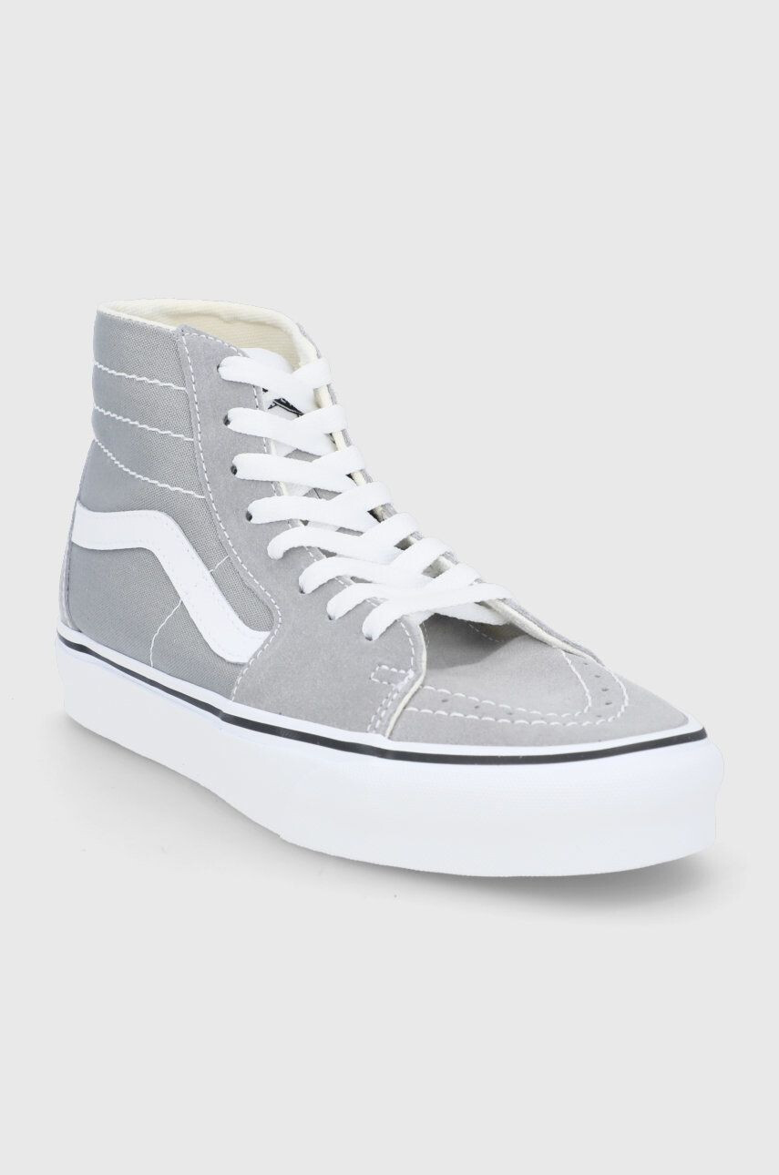 Vans Високи кецове Ua Sk8-hi Tapered дамски в сиво - Pepit.bg