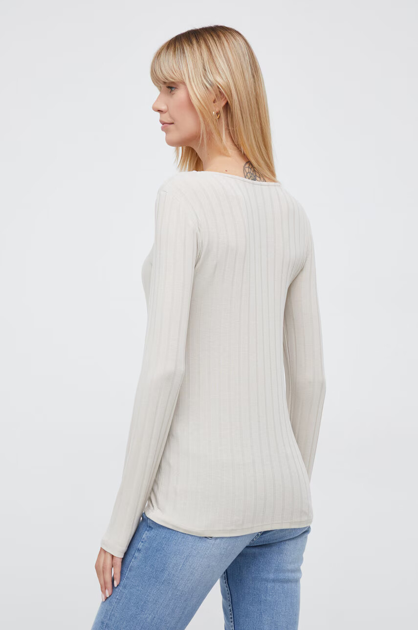 Vero Moda Блуза с дълги ръкави в бежово - Pepit.bg