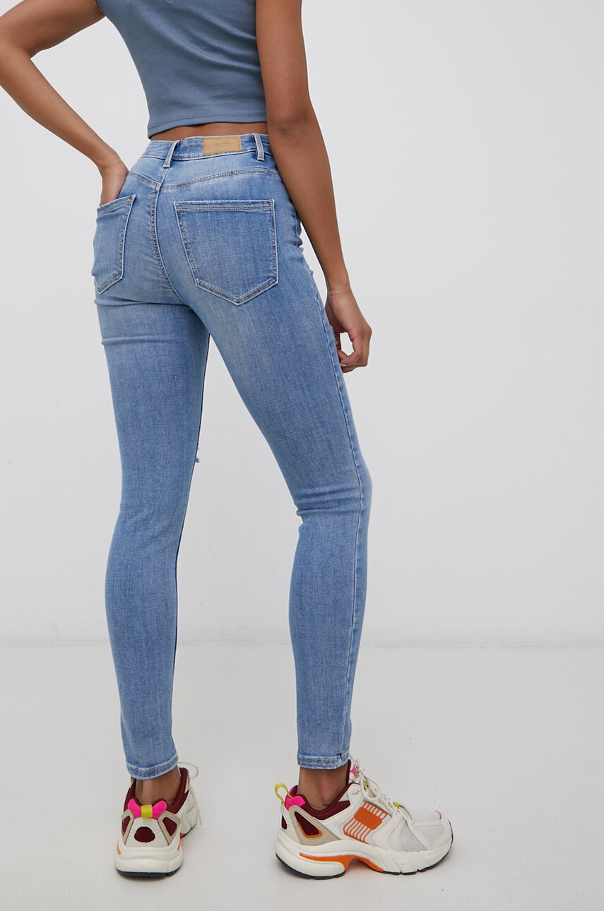 Vero Moda Дънки дамски с висока талия - Pepit.bg