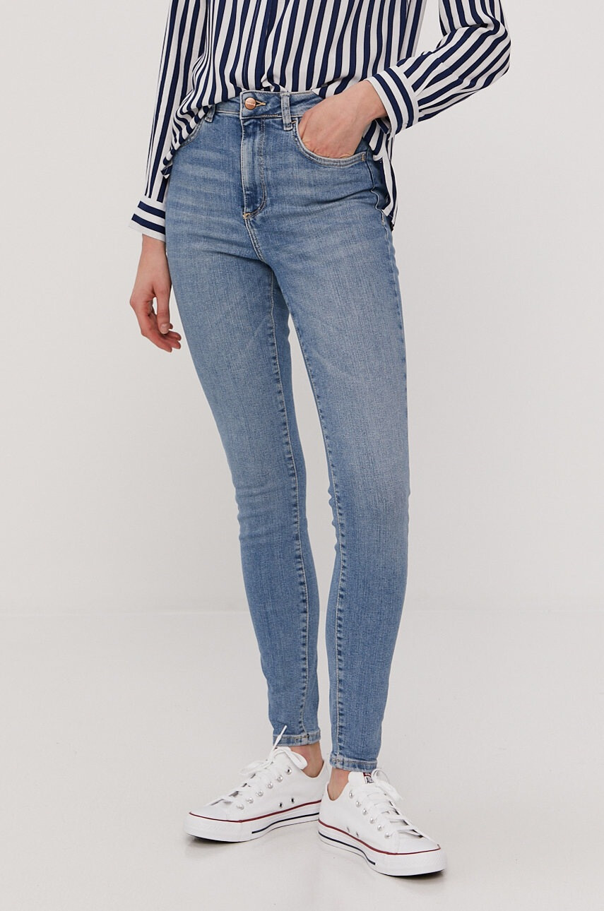 Vero Moda Дънки дамски с висока талия - Pepit.bg