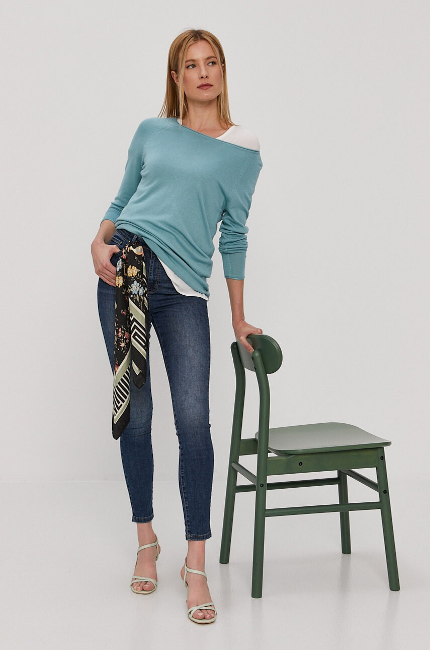Vero Moda Дънки дамски с висока талия - Pepit.bg