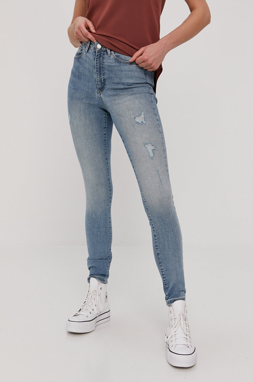 Vero Moda Дънки дамски с висока талия - Pepit.bg