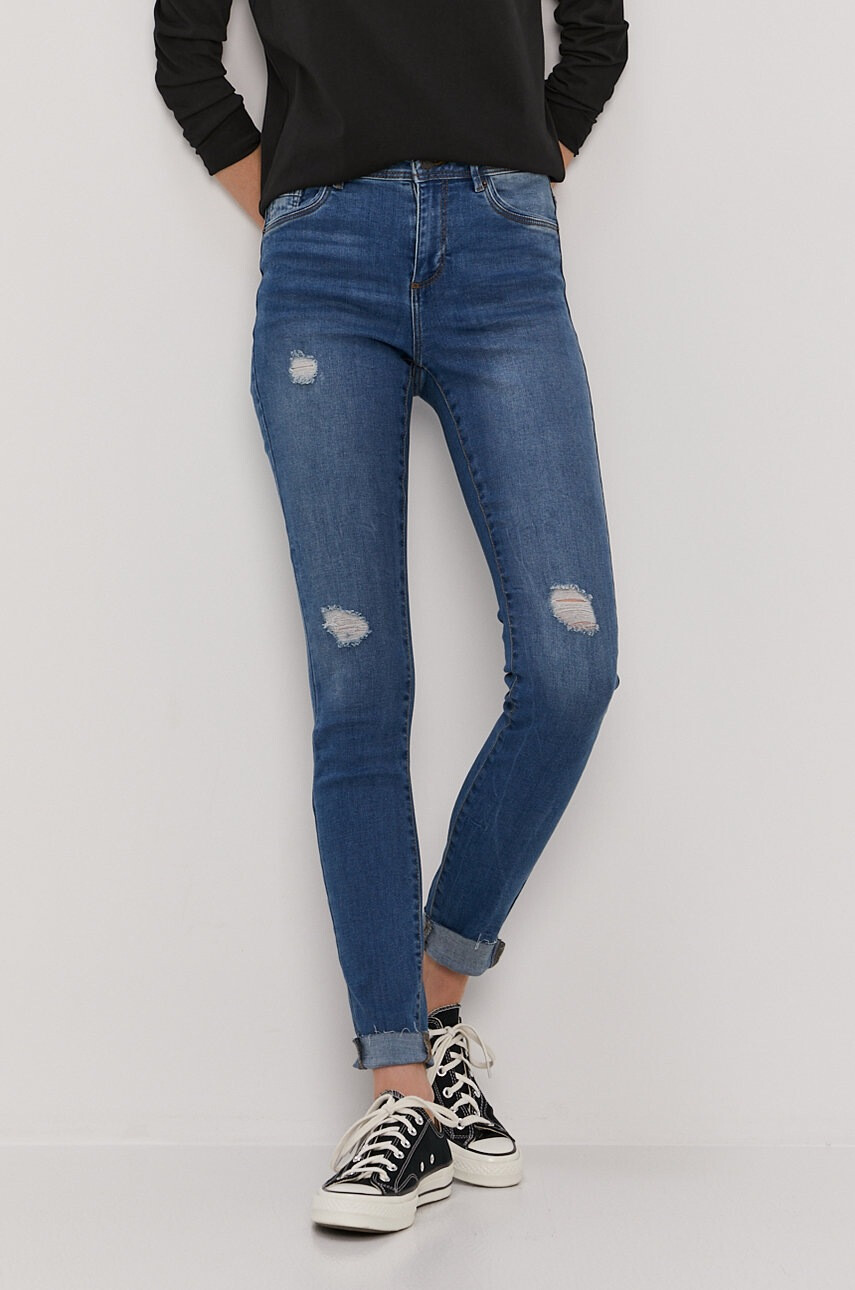 Vero Moda Дънки дамски със стандартна талия - Pepit.bg