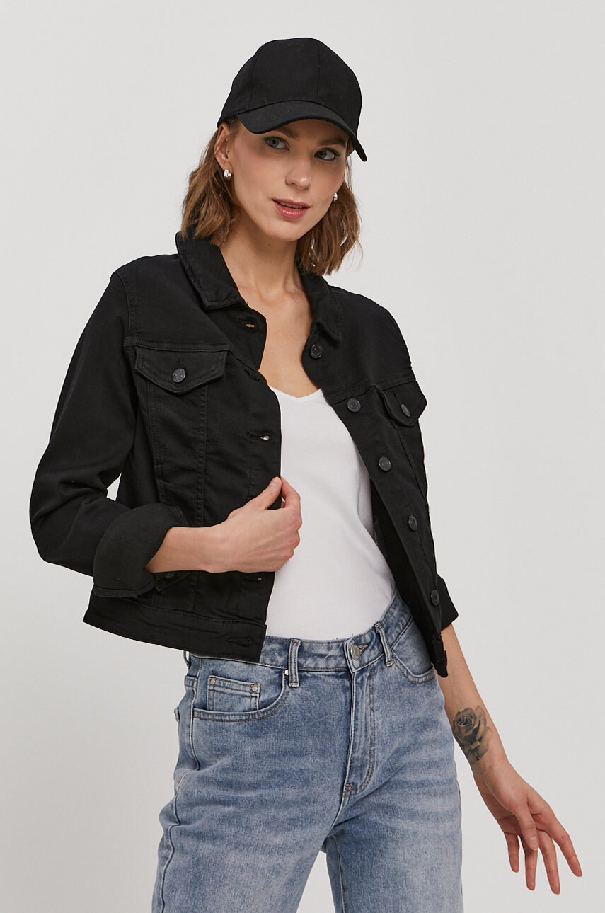 Vero Moda Дънково яке в черно с преходна изолация - Pepit.bg