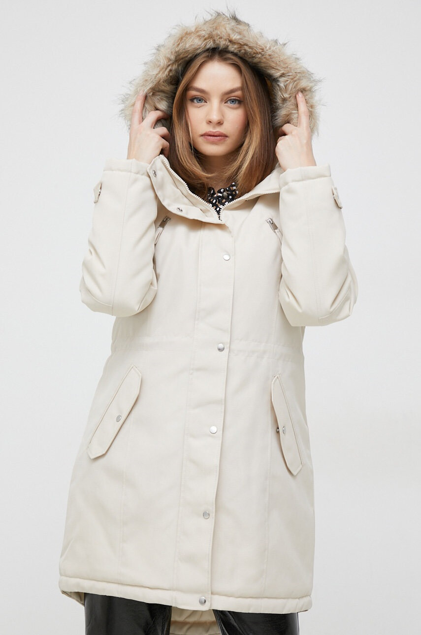 Vero Moda Яке в бежово със зимна изолация - Pepit.bg